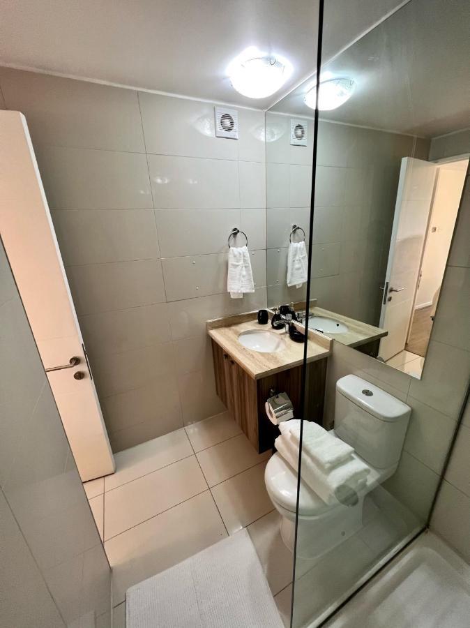 Estupendo Depto 1 Dormitorio En Nunoa Santiago del Cile Esterno foto